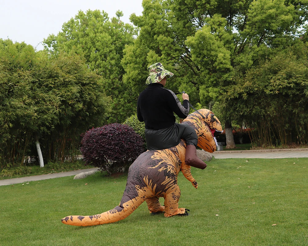 T-REX Monster Inflatable Costume Blow Up Cosplay Dinosaur Clothing