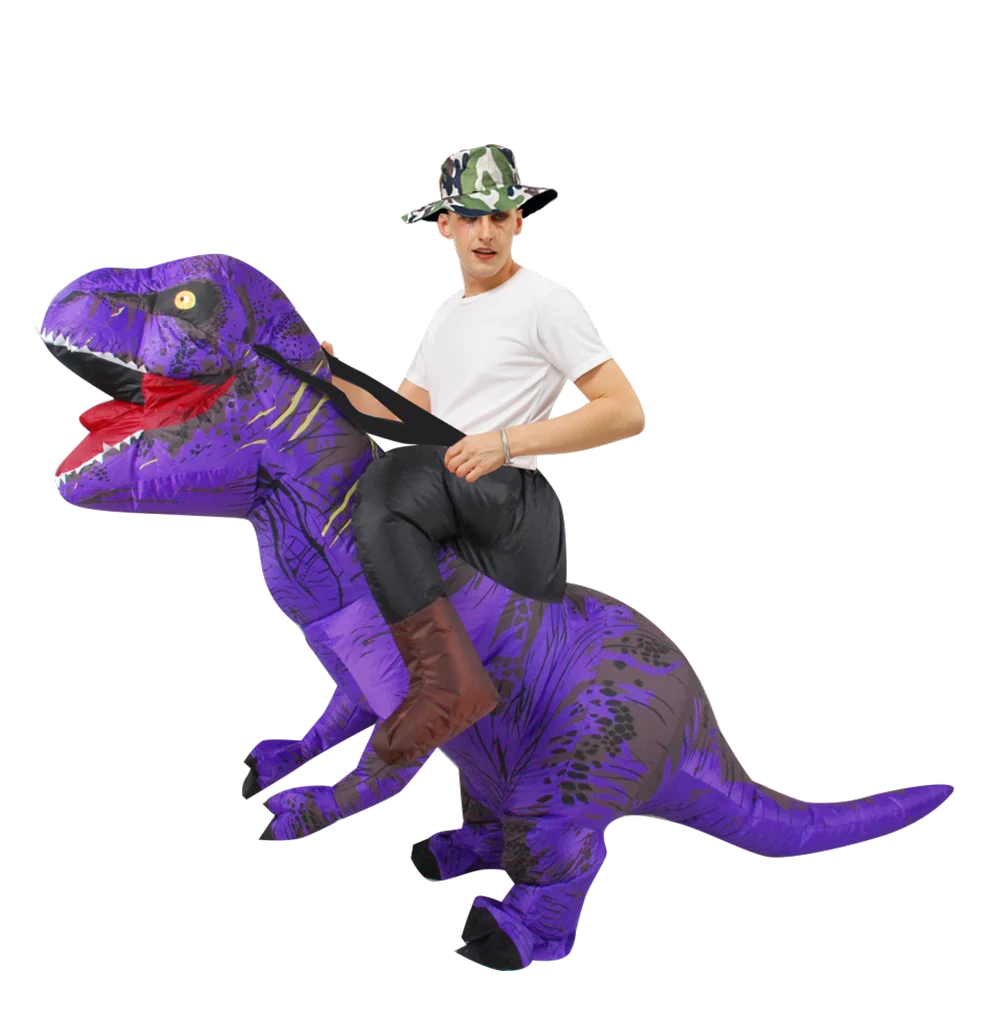 T-REX Monster Inflatable Costume Blow Up Cosplay Dinosaur Clothing