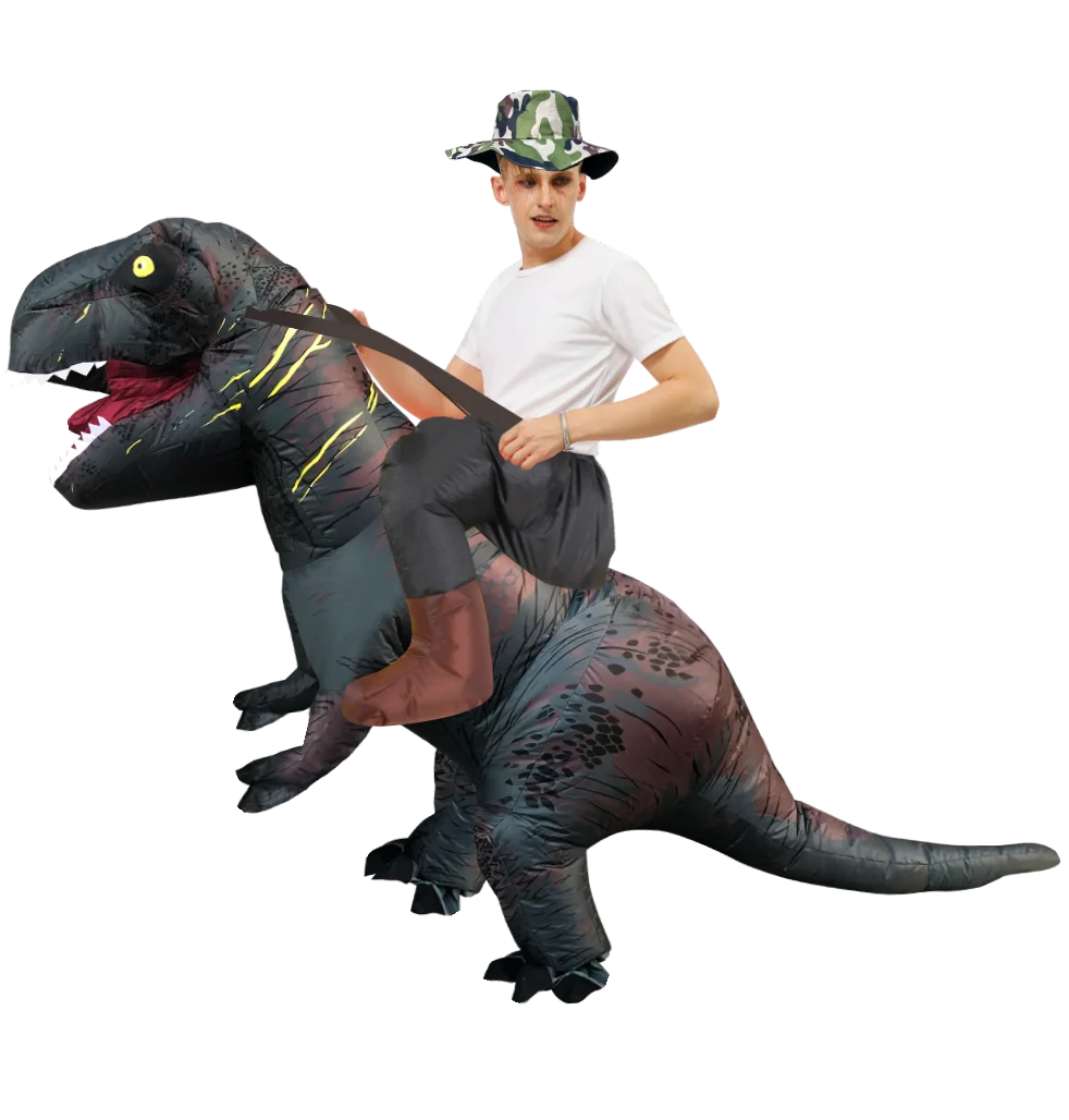 T-REX Monster Inflatable Costume Blow Up Cosplay Dinosaur Clothing