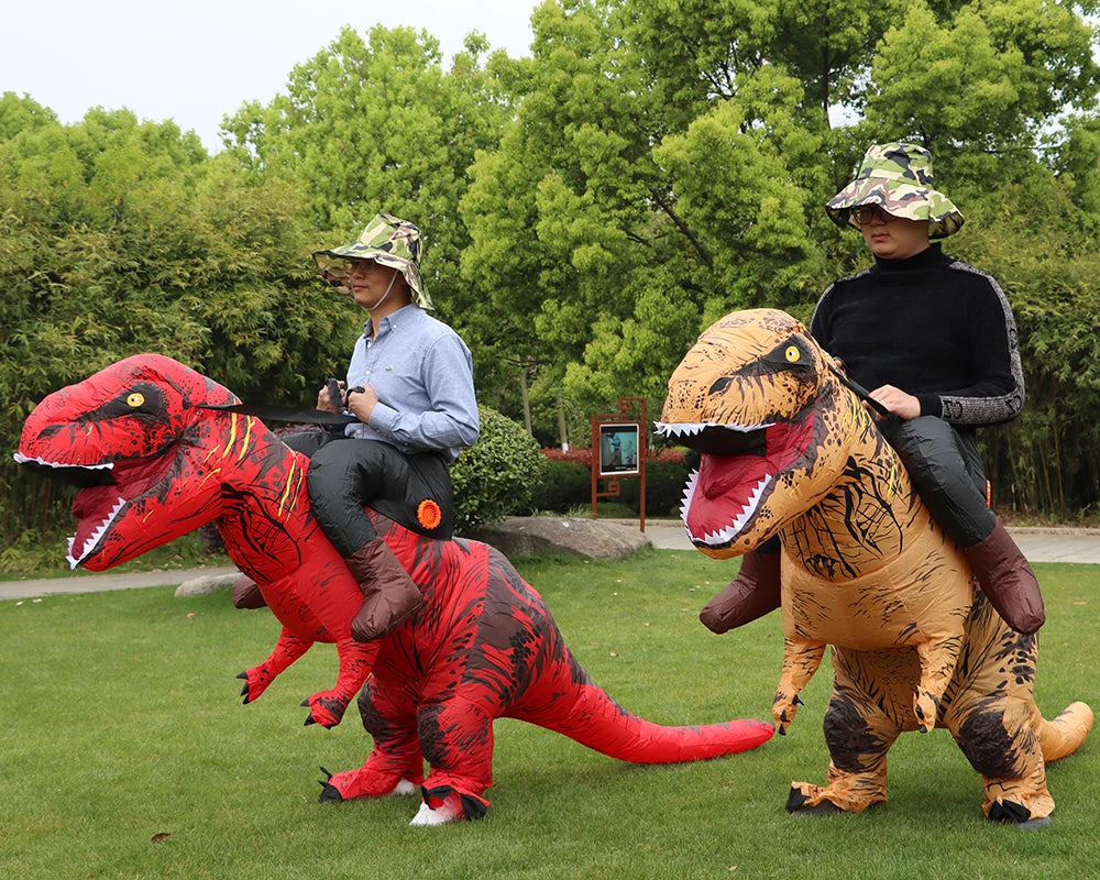T-REX Monster Inflatable Costume Blow Up Cosplay Dinosaur Clothing