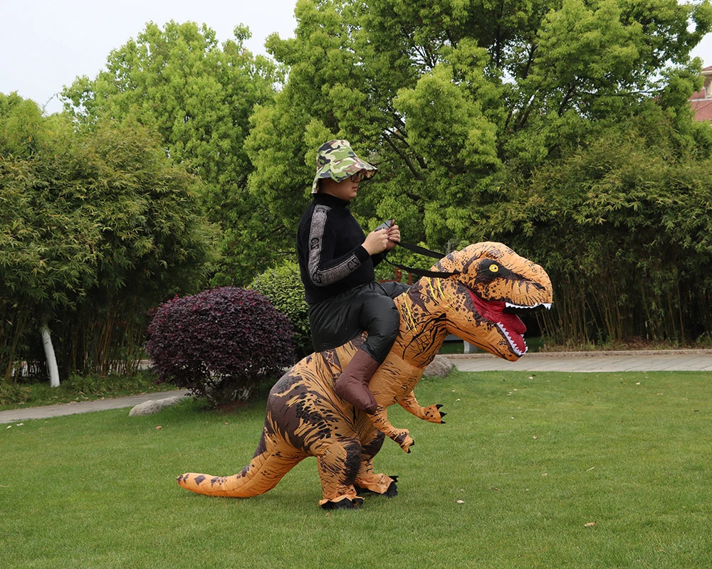 T-REX Monster Inflatable Costume Blow Up Cosplay Dinosaur Clothing