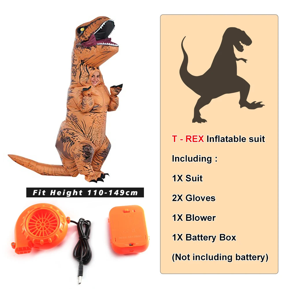 T-rex inflatable Suit Tyrannosaurus Dinosaur Costume