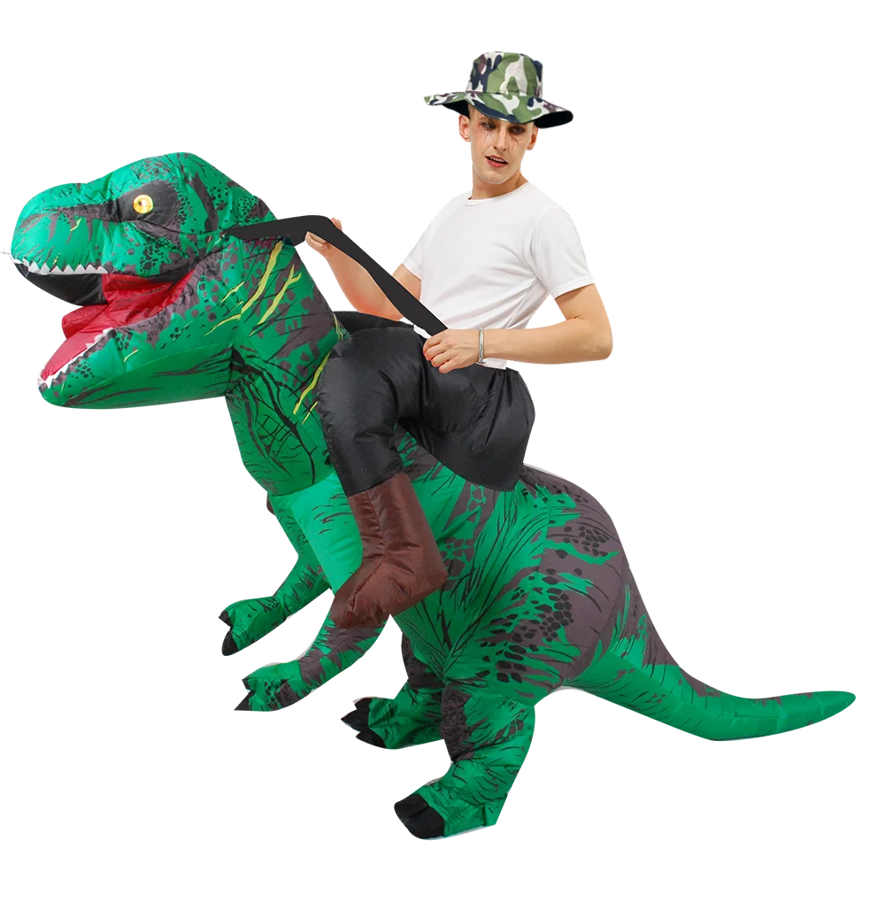 T-REX Monster Inflatable Costume Blow Up Cosplay Dinosaur Clothing