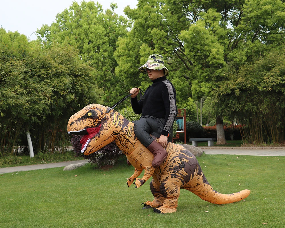 T-REX Monster Inflatable Costume Blow Up Cosplay Dinosaur Clothing