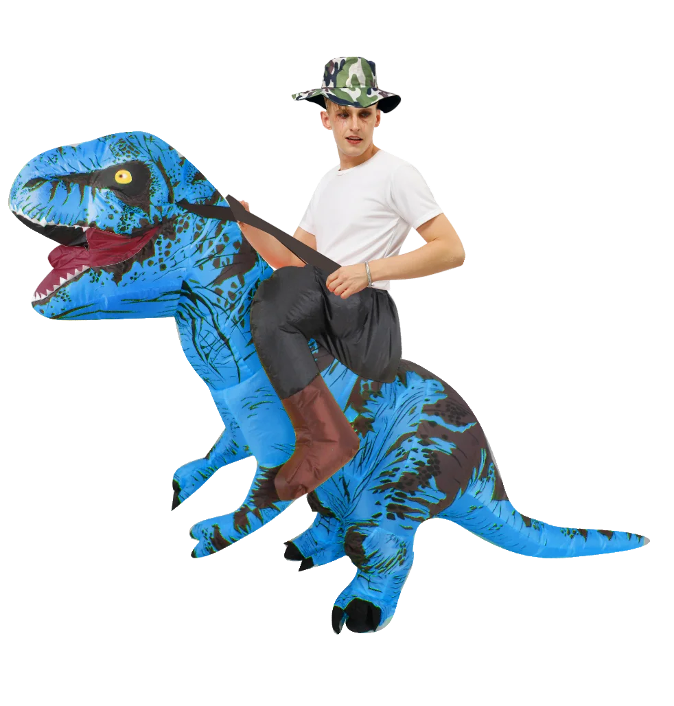 T-REX Monster Inflatable Costume Blow Up Cosplay Dinosaur Clothing