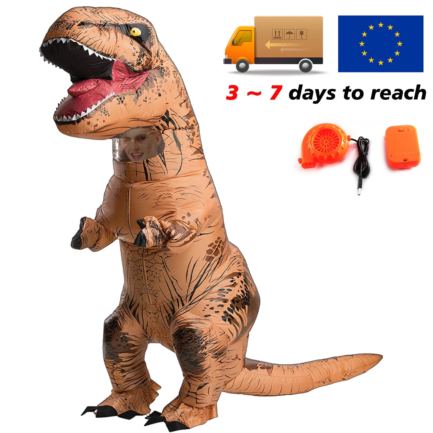 T-rex inflatable Suit Tyrannosaurus Dinosaur Costume