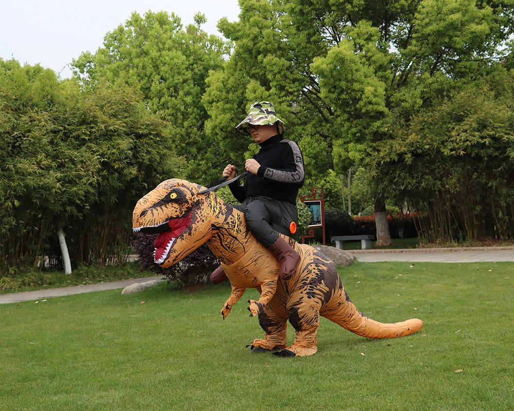 T-REX Monster Inflatable Costume Blow Up Cosplay Dinosaur Clothing