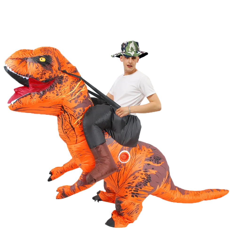 T-REX Monster Inflatable Costume Blow Up Cosplay Dinosaur Clothing