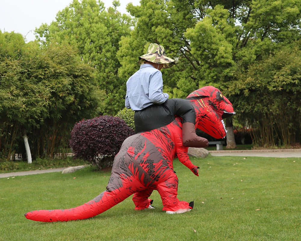 T-REX Monster Inflatable Costume Blow Up Cosplay Dinosaur Clothing