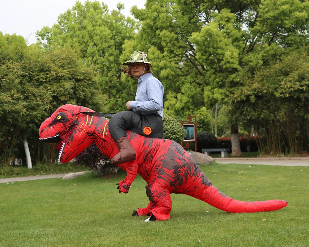 T-REX Monster Inflatable Costume Blow Up Cosplay Dinosaur Clothing