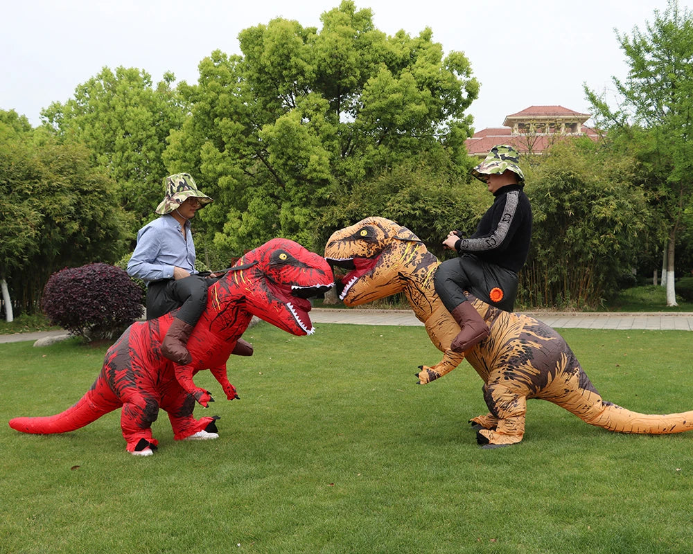 T-REX Monster Inflatable Costume Blow Up Cosplay Dinosaur Clothing