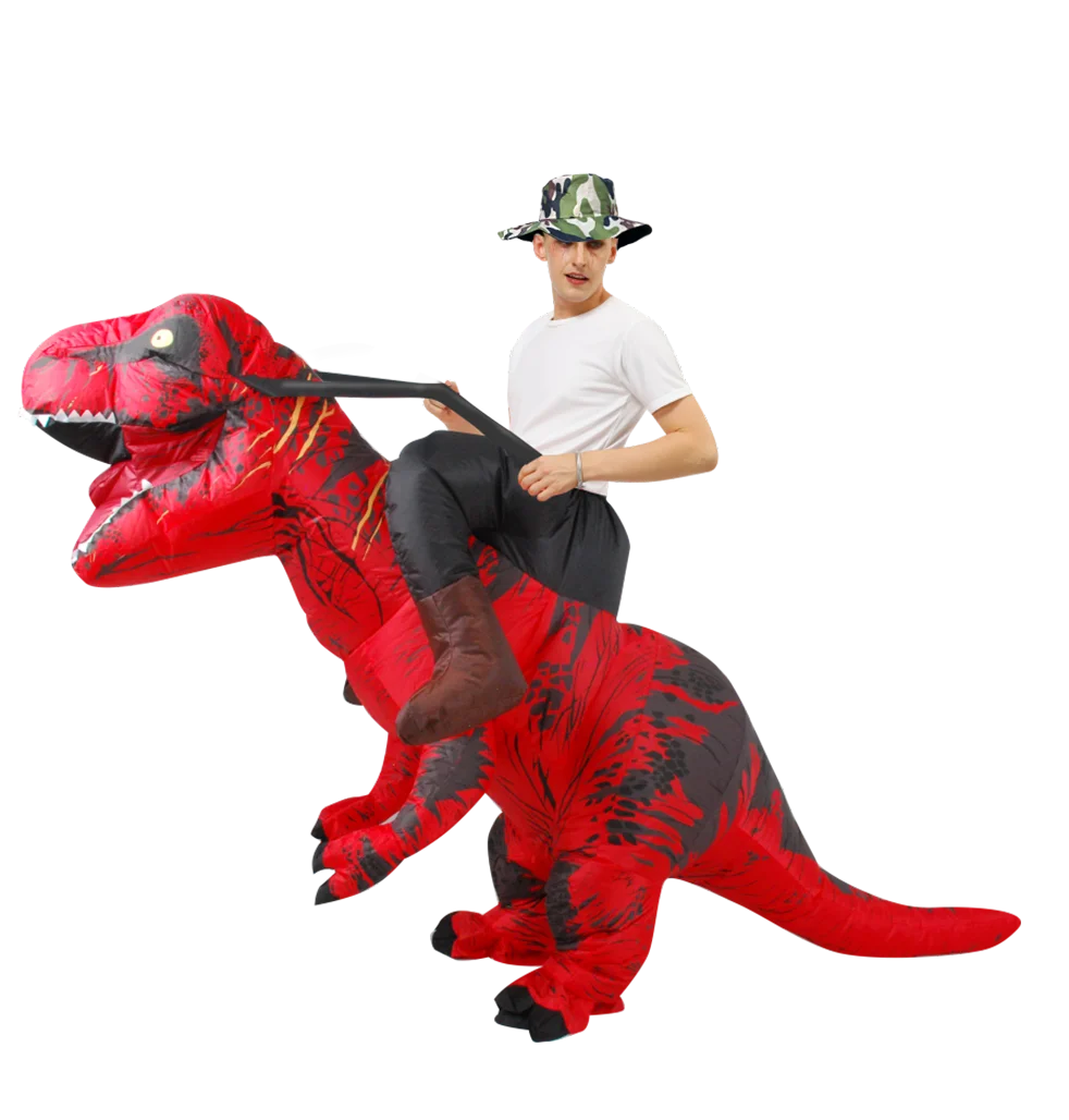 T-REX Monster Inflatable Costume Blow Up Cosplay Dinosaur Clothing