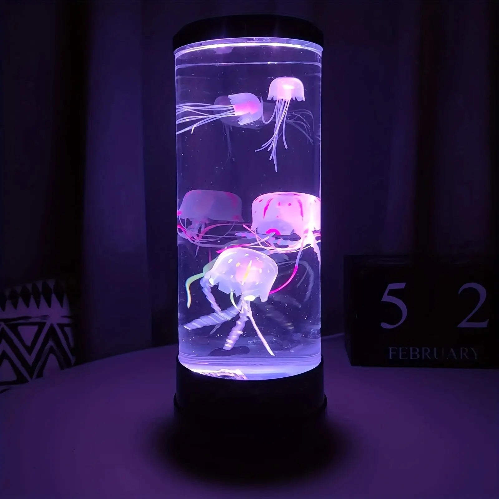 Color-Changing LED Jellyfish Lava Lamp