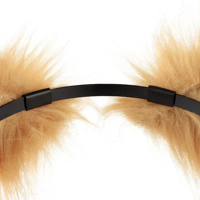 Fox Cat Ears Headwear Fluffy Animal Ears Headband