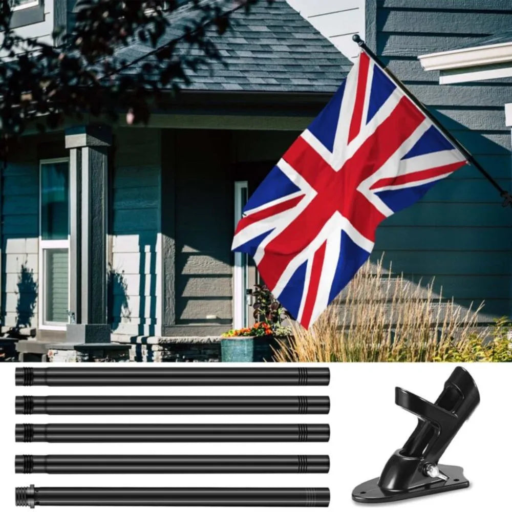 Wall Mounted Mount Telescopic Flag Pole