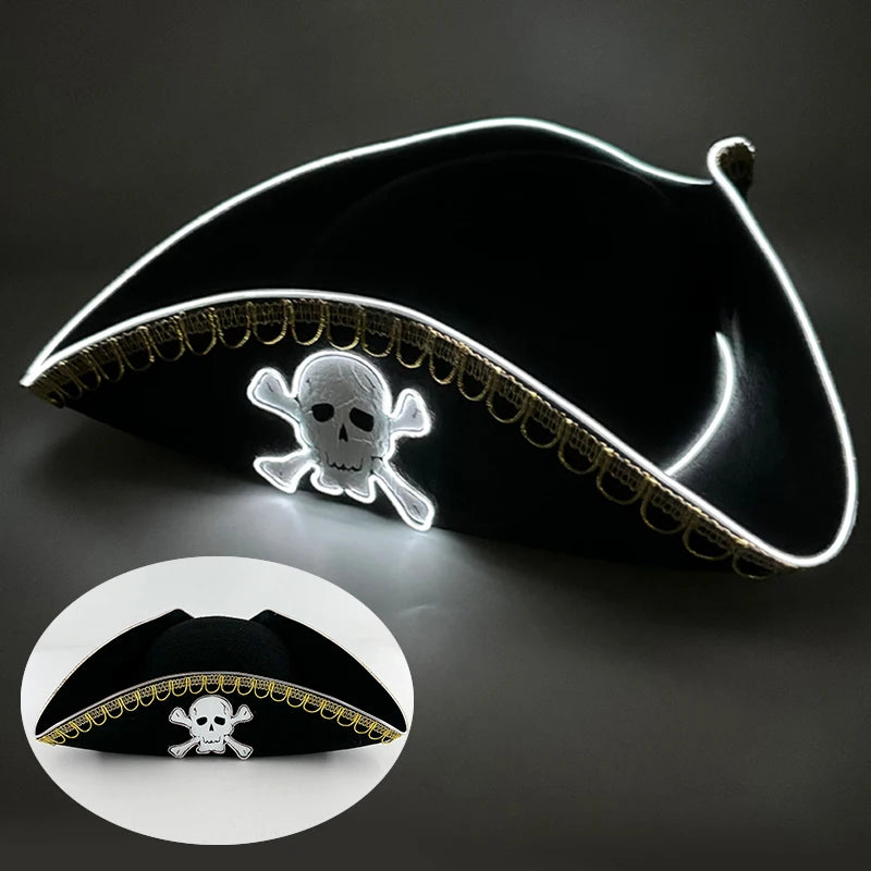 Newstyle Led Captain and Pirate Hat Halloween