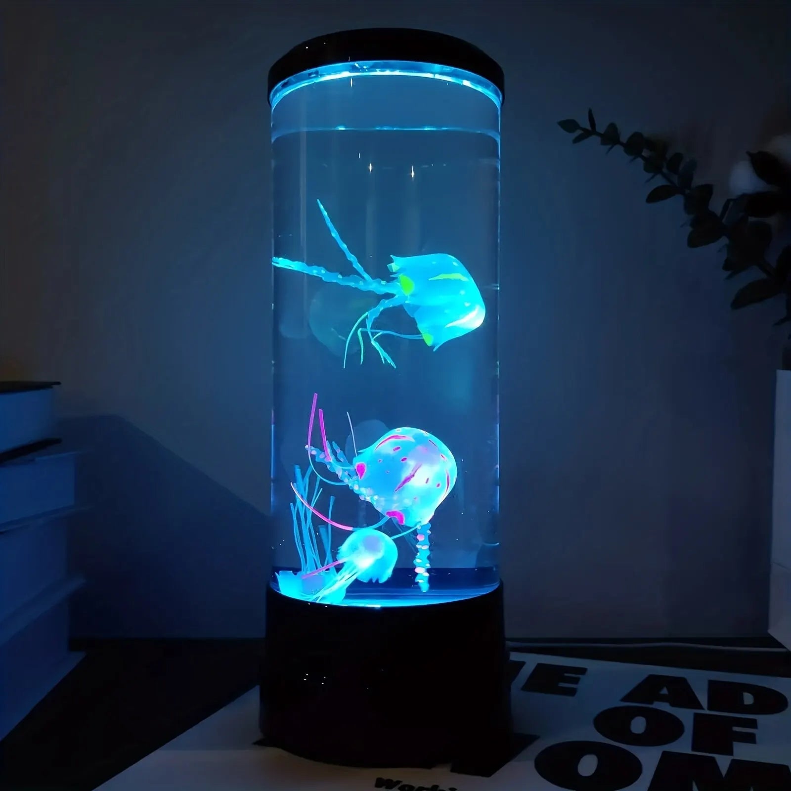 Color-Changing LED Jellyfish Lava Lamp