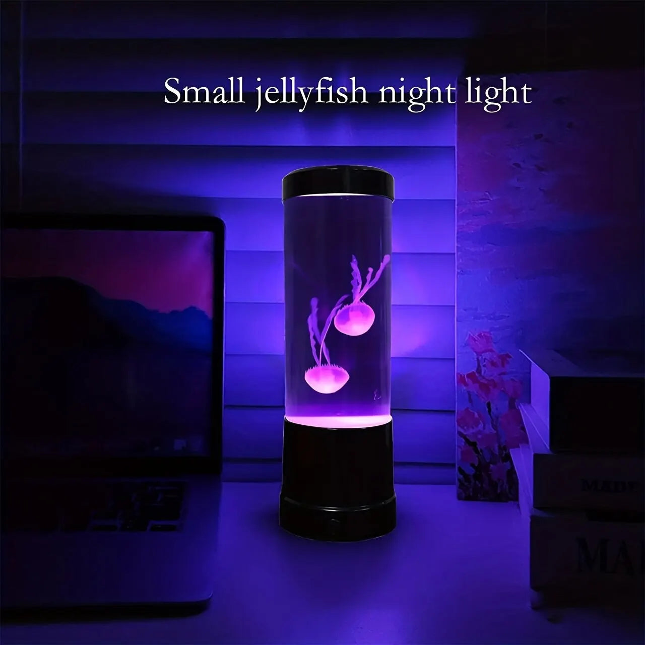 Color-Changing LED Jellyfish Lava Lamp