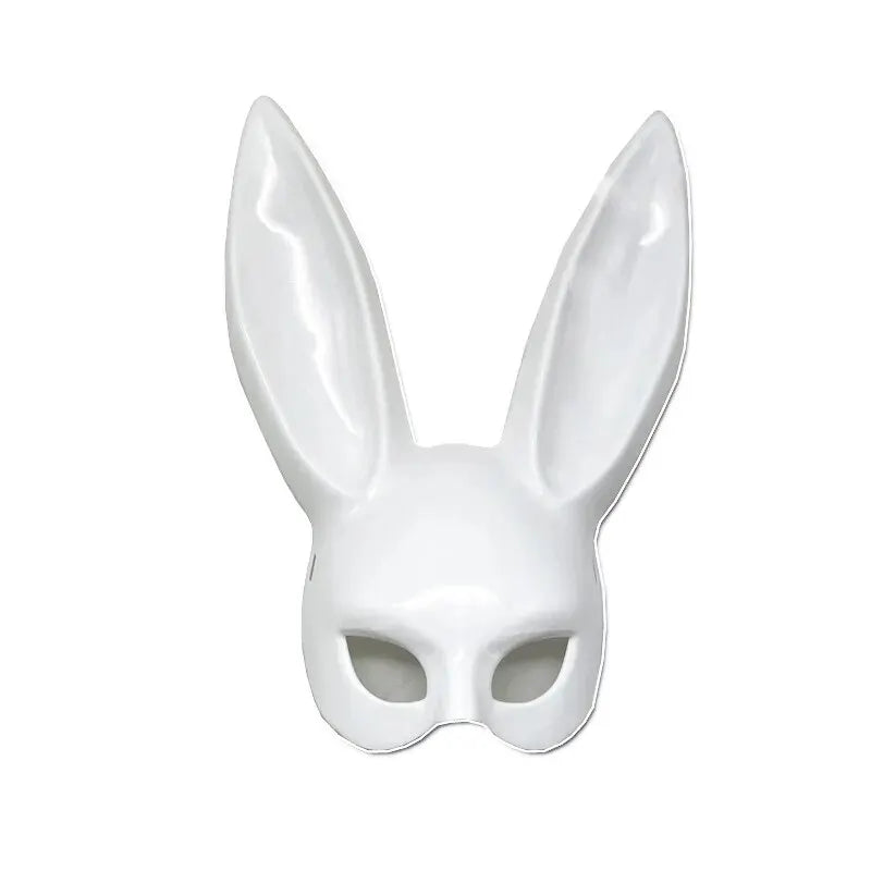 Black or White Rabbit Mask Halloween Party Decoration