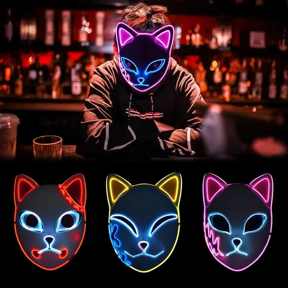 2024 Halloween Neon Mask