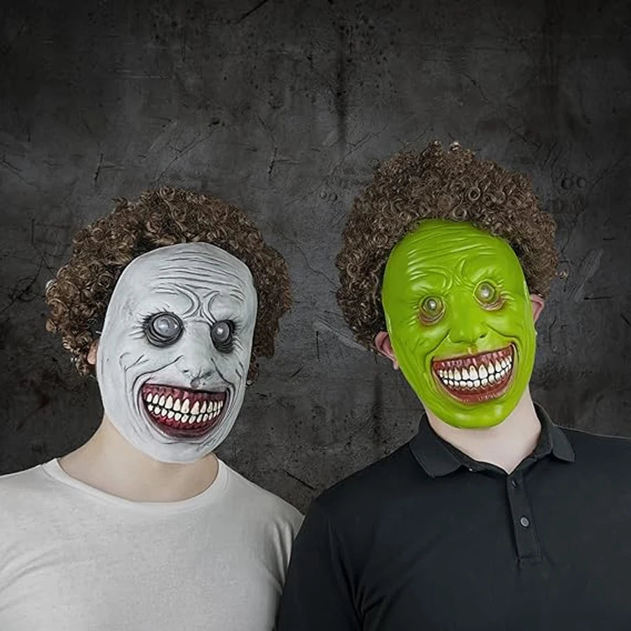 Scary Mask Halloween Horror Mask Scariest Creepy White Mask With Eye