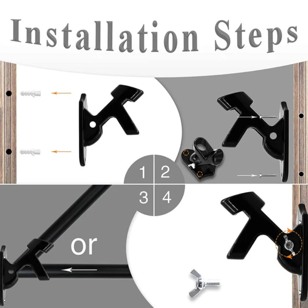 Wall Mounted Mount Telescopic Flag Pole