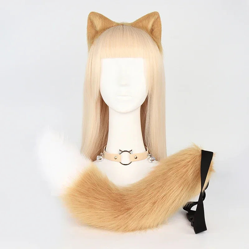 Fox Cat Ears Headwear Fluffy Animal Ears Headband