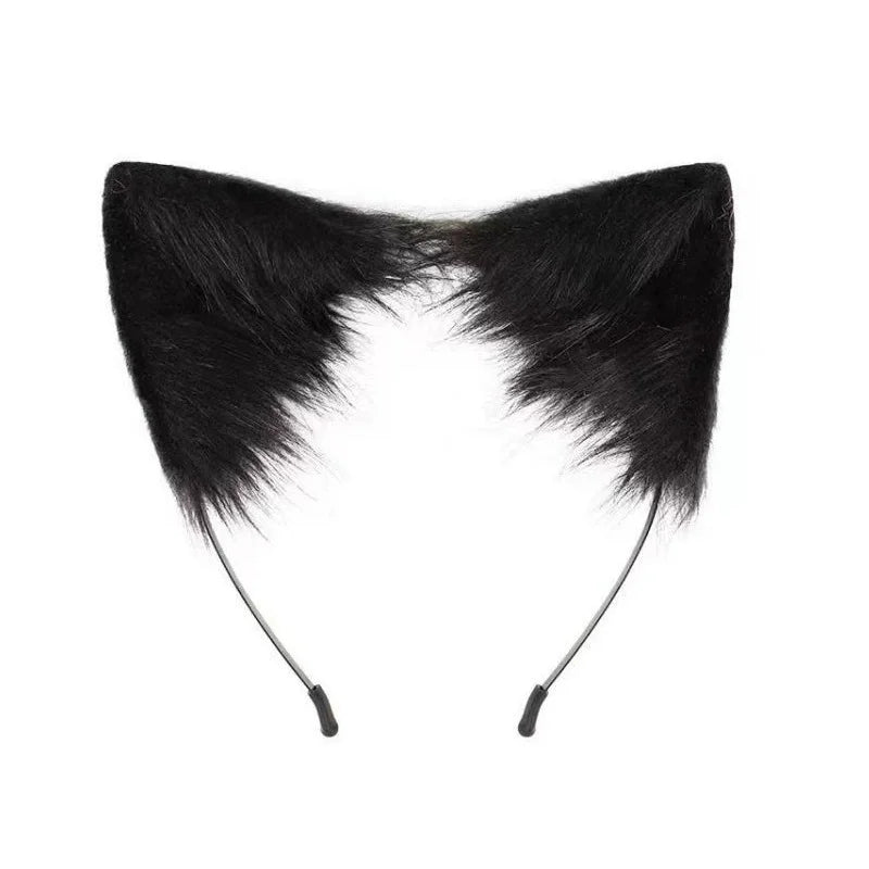 Fox Cat Ears Headwear Fluffy Animal Ears Headband