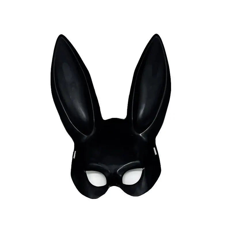 Black or White Rabbit Mask Halloween Party Decoration