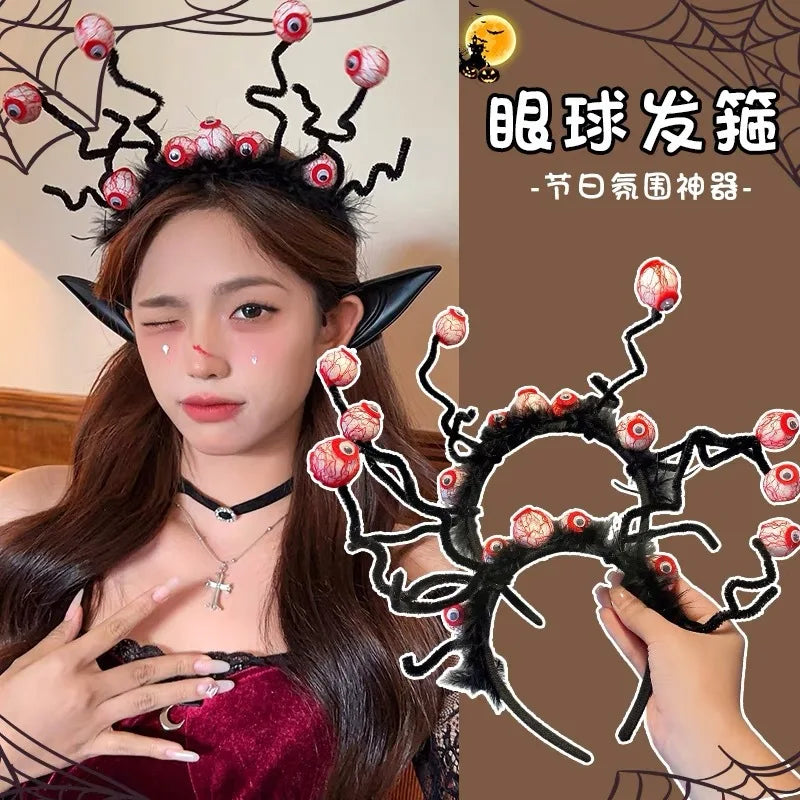 New Halloween Horror Eyeball Hair Band