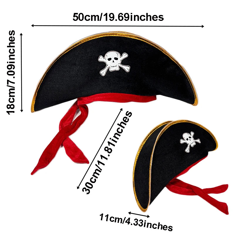 Newstyle Led Captain and Pirate Hat Halloween