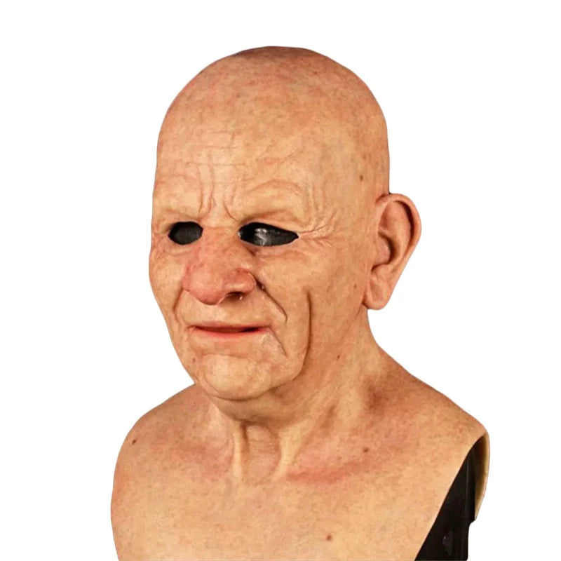 Elderly Person Full Head Mask Male/Female