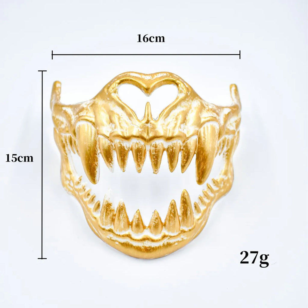 Half Face Japanese Mask Halloween