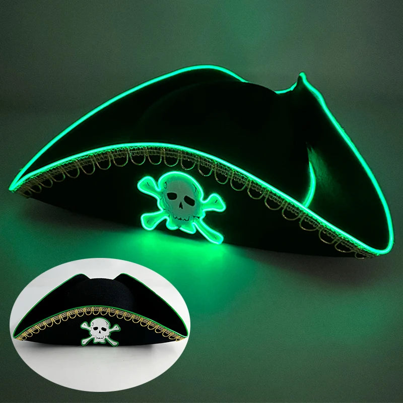 Newstyle Led Captain and Pirate Hat Halloween