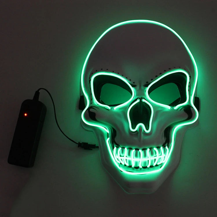 Halloween Horror Skull Mask LED