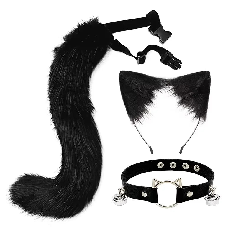 Fox Cat Ears Headwear Fluffy Animal Ears Headband