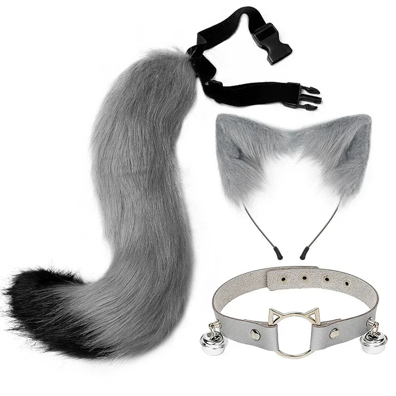 Fox Cat Ears Headwear Fluffy Animal Ears Headband