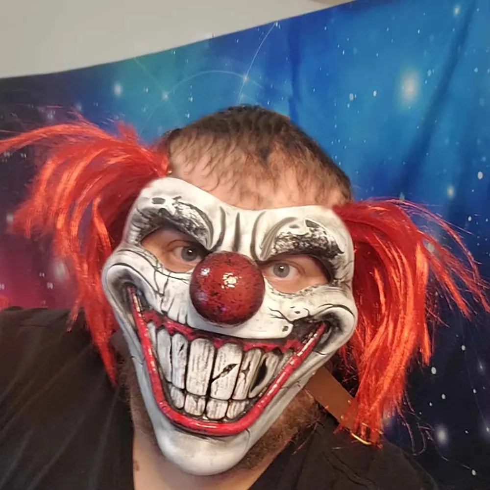 Twisted Metal Sweet Tooth Joker Mask