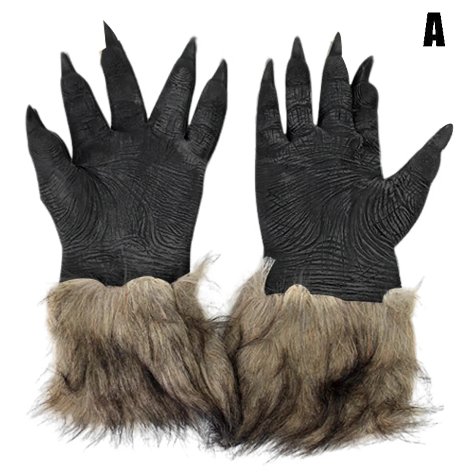 Halloween Horror Plush Wolf Gloves and Mask