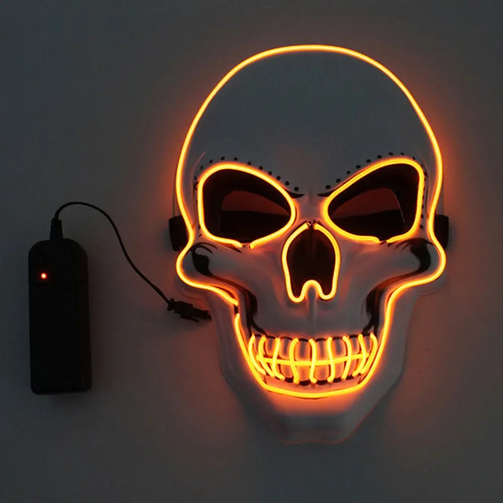 Halloween Horror Skull Mask LED