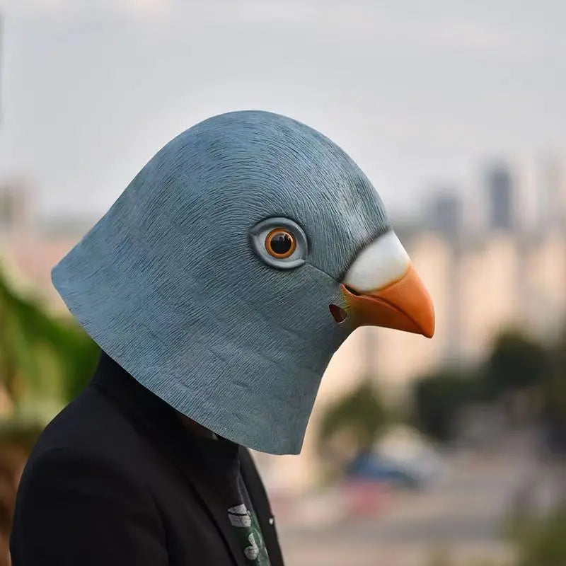 Halloween  Novelty Rubber Pigeon Mask