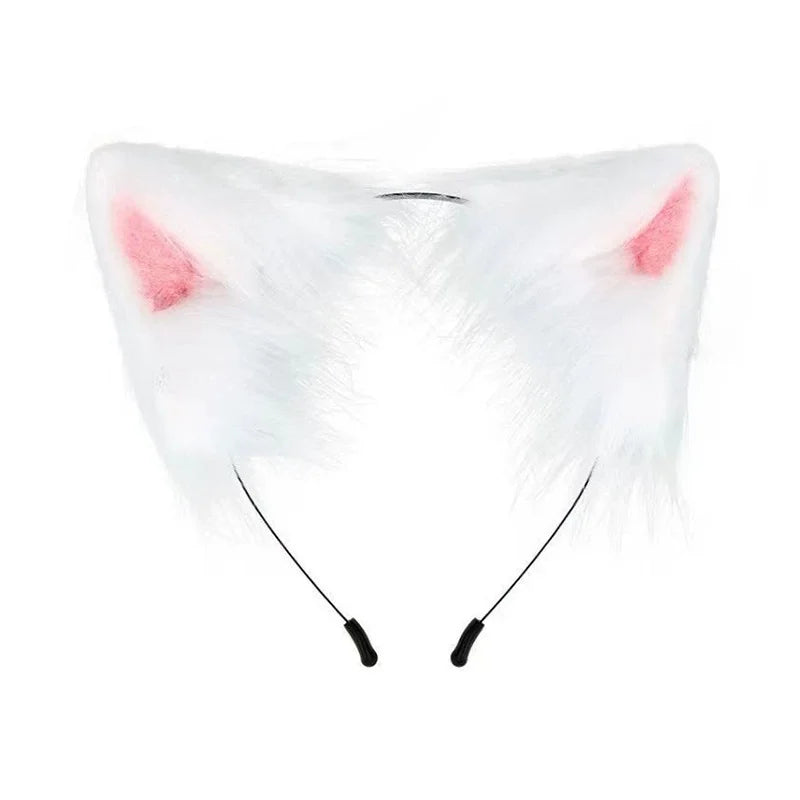 Fox Cat Ears Headwear Fluffy Animal Ears Headband