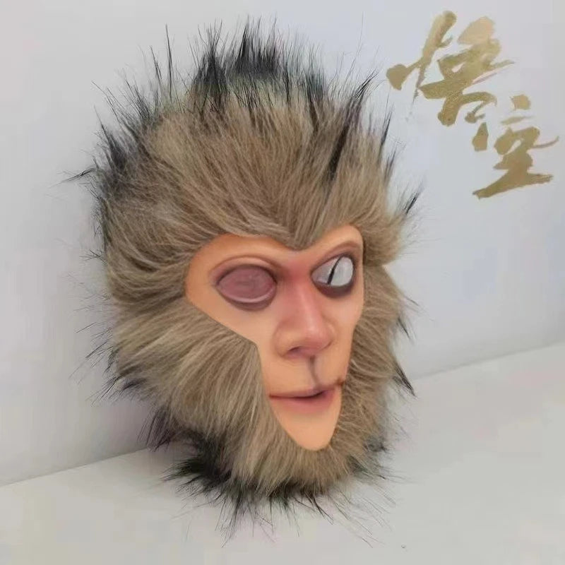 Realistic Cosplay Halloween Black Myth Skull Mask