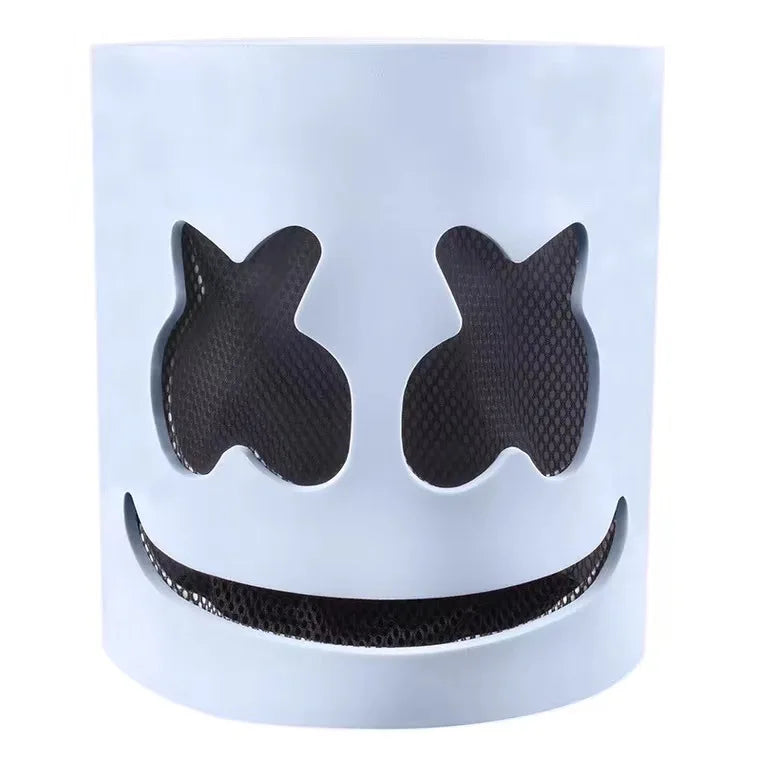 Halloween LED DJ Mask Lifelike Marshmello Mask