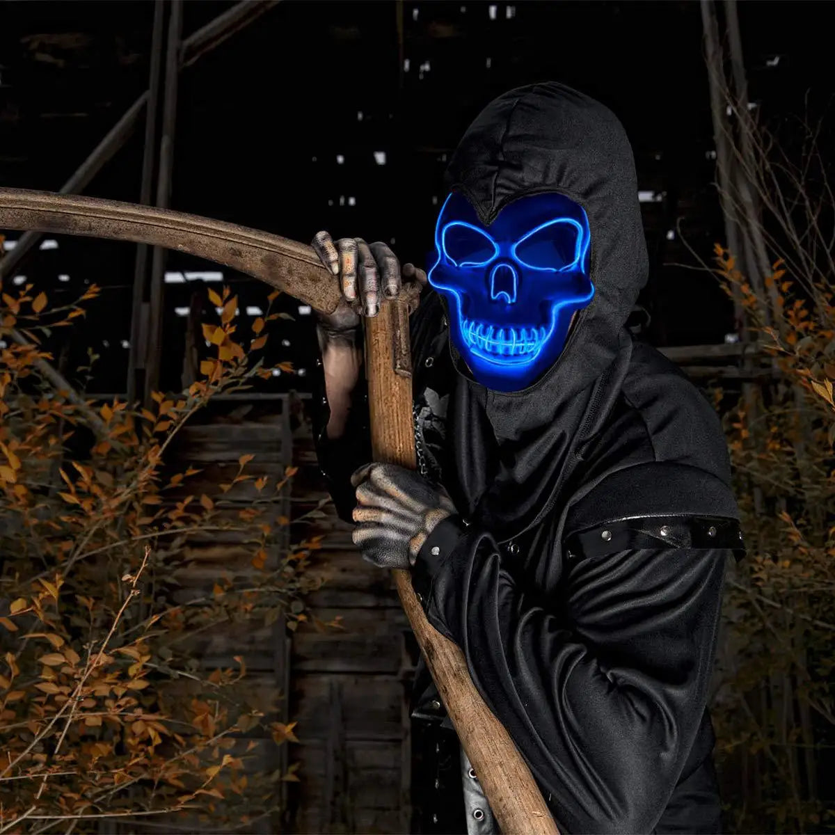 Halloween Horror Skull Mask LED