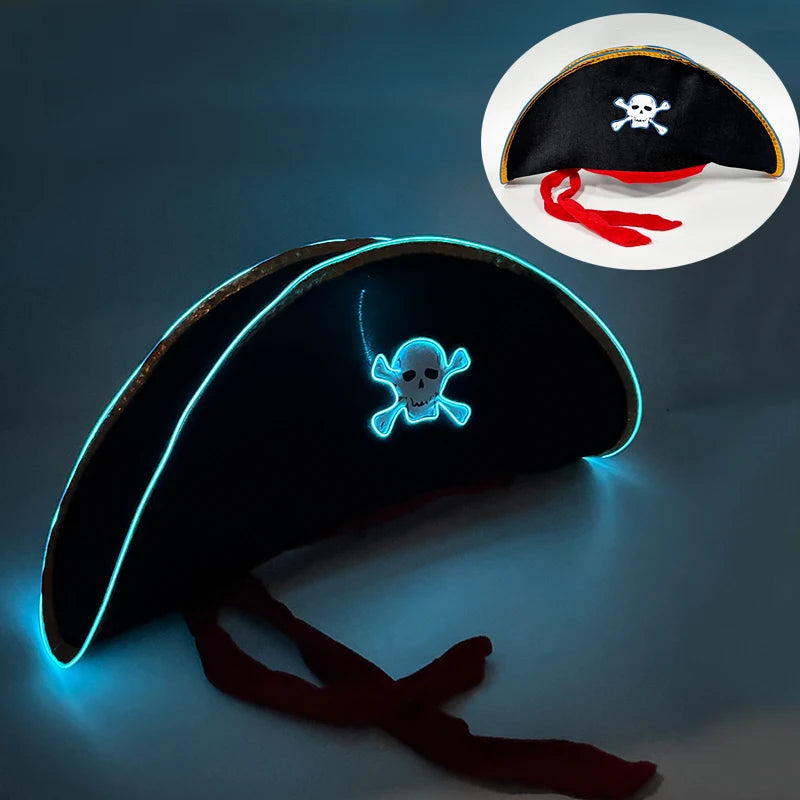 Newstyle Led Captain and Pirate Hat Halloween
