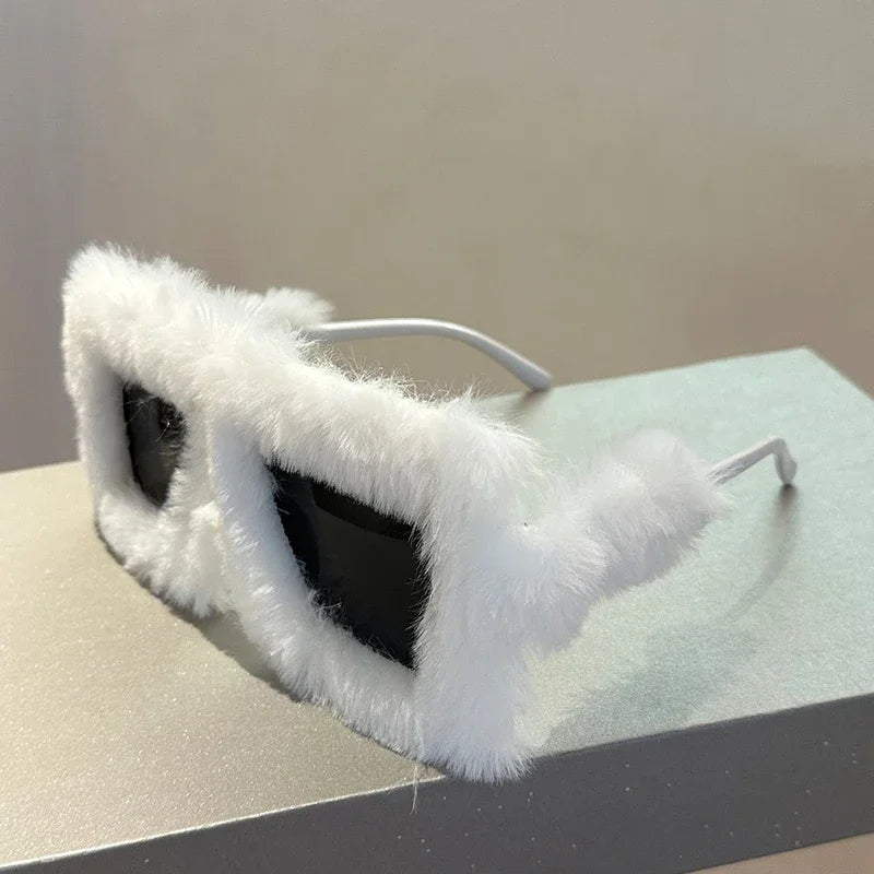 KAMMPT Oversized Plush Sunglasses