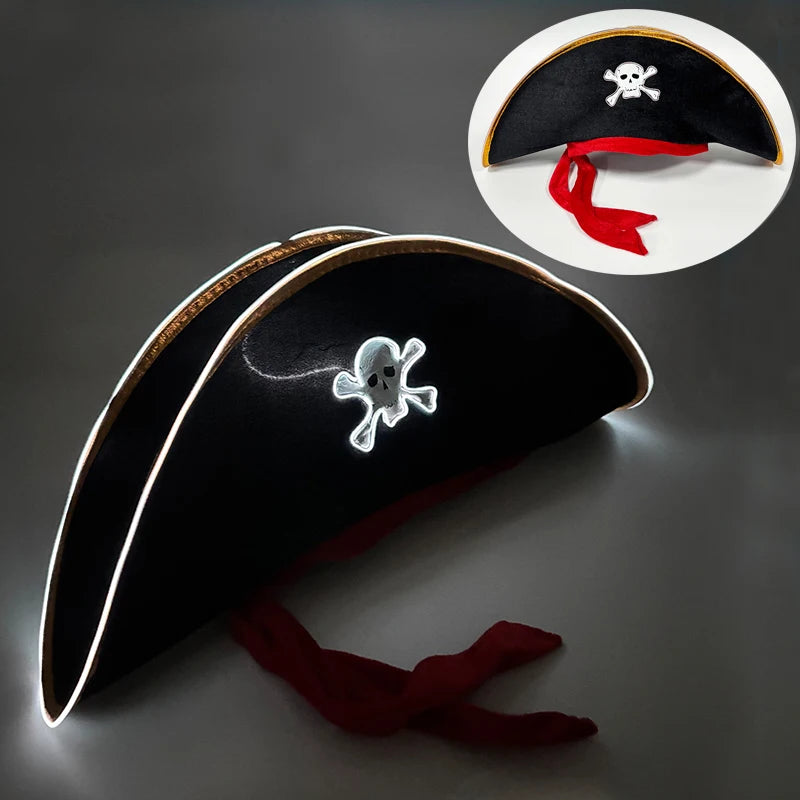 Newstyle Led Captain and Pirate Hat Halloween