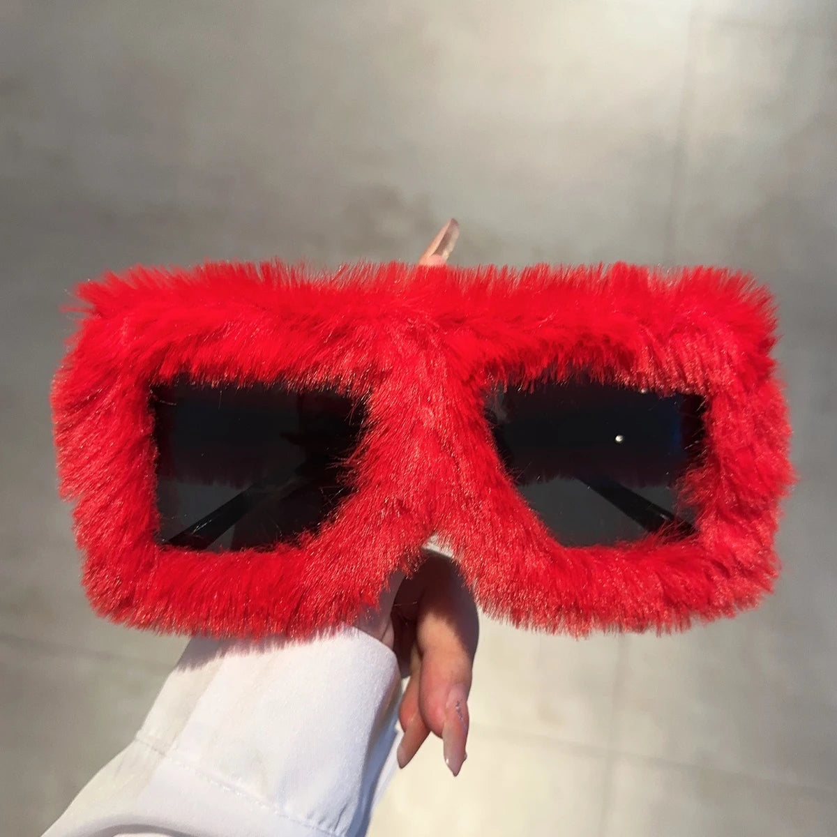 KAMMPT Oversized Plush Sunglasses