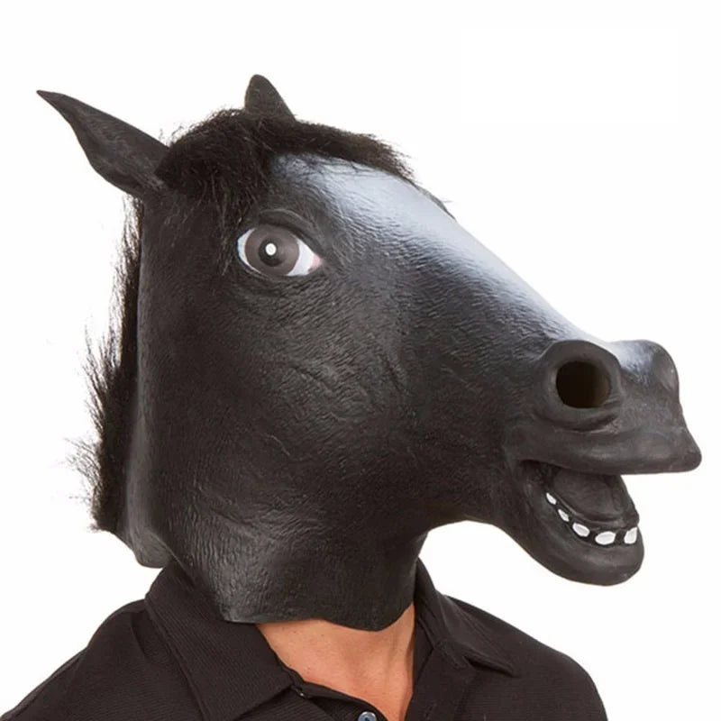 Horse Head Mask Cosplay Costume